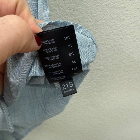 Kuhl Karib Blue Short Sleeve Performance Lightweight Button Shirt 7259 Mens XL - Picture 6 of 9